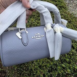 Coach Gray Leather Women's Bag